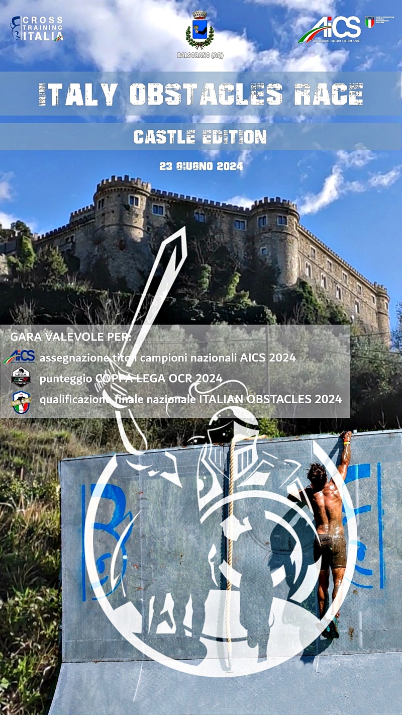 Featured image for “ITALY OBSTACLES RACE – CASTLE EDITION”