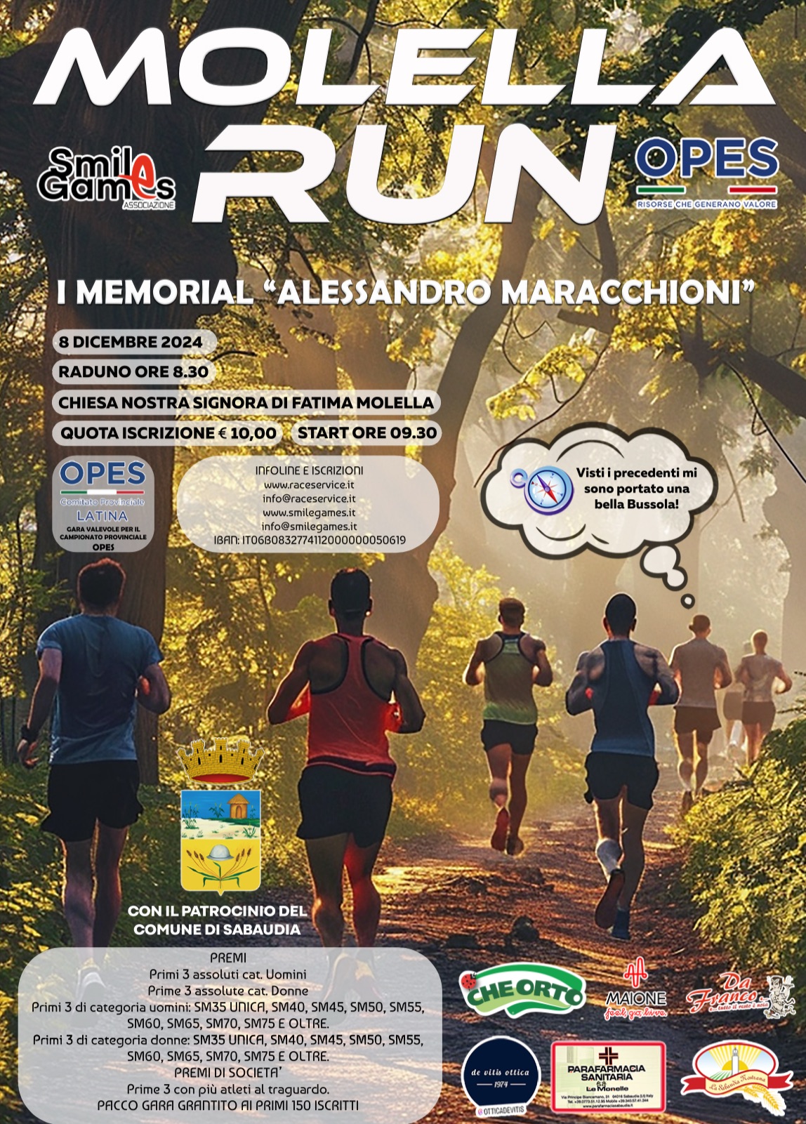 Featured image for “MOLELLA RUN – 1° MEMORIAL ALESSANDRO MARACCHIONI”